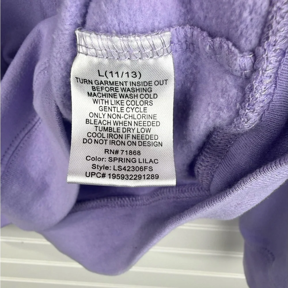 Warner Bros. Lavender purple Looney Tunes Graphic Crewneck Sweatshirt. Juniors L